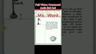 🔴Ms word full tutorial 👉Comment main link hai💯 #word #gk_yt