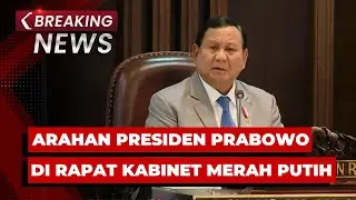 BREAKING NEWS - Arahan Presiden Prabowo di Sidang Kabinet: Bahas KTT G20 & APEC