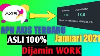 APN AXIS Terbaru dan Tercepat Januari 2021 (TERBUKTI!!!)