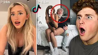 Reacting To My Girlfriends TIKTOK.. (LOL WTF)