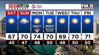 FOX5 Las Vegas Nov. 8 First Alert Afternoon Weather update