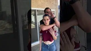 How tiny girl can escape any headlock from a man 😲