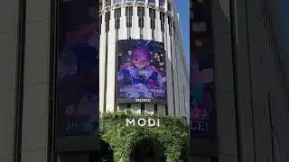 [Hololive] Minato Aqua - “Aqua Iro in Wonderland” Blu Ray CM at Shibuya MODI