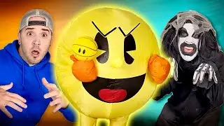 Evil Emoji takes ball from monster 😱👻