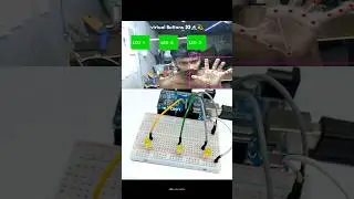 Simple Arduino & Python Projects 👀🧑🏻‍💻💫 | #arduino #python #opencv #electronic #computervision