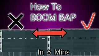 Making Boom Bap Beat in 6 Minutes | FL Studio Tutorial 2019