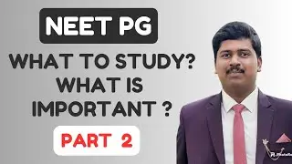 NEET PG - TOP 10 SUBJECTS Strategy by Dr. RMD