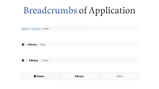 ★PyQt Style Sheets ★ Breadcrumbs of Application