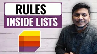 How to create Rules on Microsoft List