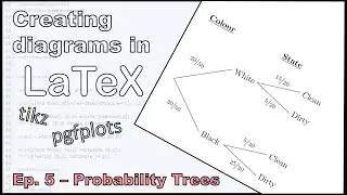 Using Tikz and PgfPlots (5 of 8: Probability Trees)