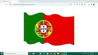 Portugal Flag Animation with HTML CSS | HTML CSS Flag Animation @raselcoder