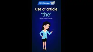 The | Use of article The | Articles in English Grammar | Use, Rules, Examples of Articles #shorts