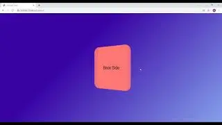 How to make two side card with 3D rotating on hover, using HTML and CSS