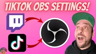 OBS SETTINGS for TikTok GAMEPLAY STREAMING! (NO VIRTUAL CAM) (And get a STREAM KEY)