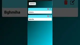 Simple Note App | only with HTML css and javascript | simple project | source code in description