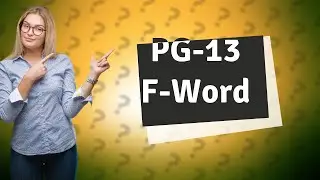 How many f-words are in PG-13?