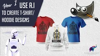 GIMP TUTORIAL HOW I USE AI TO CREATE T SHIRT/ HOODIE DESIGNS