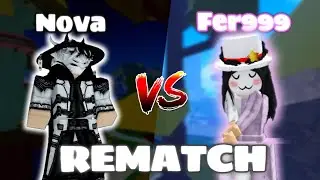 NovaExility vs Fer999 REMATCH | Blox Fruits PVP