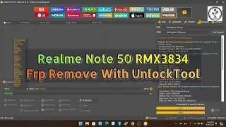 Realme Note 50 RMX3834 Frp Remove With UnlockTool 2024