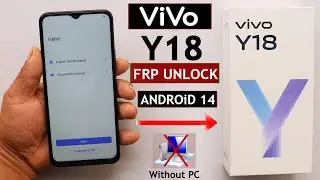 Vivo Y18 Android 14 Frp Bypass/Unlock Google Ac Lock Without PC - Accessibility Not Woring 2024