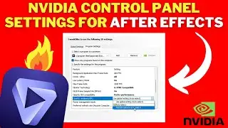 Best NVIDIA Control Panel SETTINGS For Topaz Video AI | Fix Topaz Video AI Not Using GPU To Render