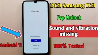 2021 Samsung Galaxy M21 Frp Unlock/Bypass Google Account On Android 11 | No Bluetooth | No SIM |