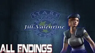 Resident Evil HD Remaster - Jill Valentine All Endings