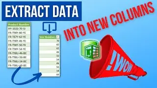 EXTRACT Data into New Columns Using Power Query Column From Examples