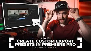 How to SAVE CUSTOM EXPORT PRESETS in Premiere Pro in UNDER 30 SECONDS!