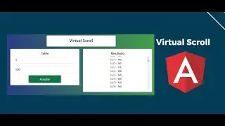 Angular - Virtual Scroll