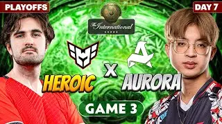 آورورا - هیروئیک (گیم سوم) 🔥 Ti 13 Playoffs, Aurora vs  HEROIC - Game 3