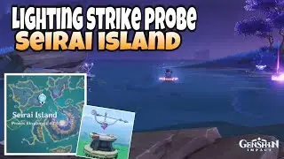 Lighting Strike Probe Seirai Island | Genshin Impact