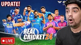 LIVE! RC 24 NEW UPDATE And RCPL With RCB (Real Cricket 24)