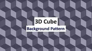 3D cube Background Patterns Using Pure CSS Gradients | Pure CSS Gradient Tutorial