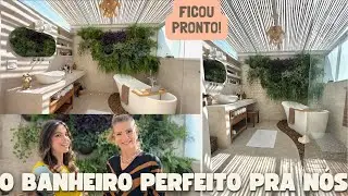 Tour no Banheiro da Minha Mãe! Tudo q economizamos e como fizemos =)