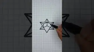 Easy 3D Illusion Drawing on Graph Paper