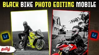 Lightroom Black Background Bike Photo Editing in Mobile | LIGHTROOM photo editing TAMIL