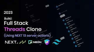 Build a Full Stack Next.js 13 Threads Clone | React, Typescript, Tailwind, Drizzle, Postgres
