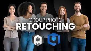 Fast group photo retouching with Arams