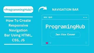 Create Responsive Navigation Bar using HTML CSS & JavaScript