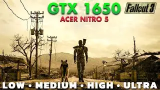 Fallout 3 - GTX 1650 Benchmark | Acer Nitro 5 Gaming Test | Ryzen 5 3550H