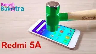 Redmi 5A Screen Scratch Test