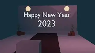 Happy New Year 2023 | Blender Animation