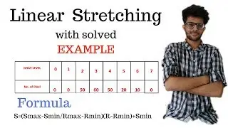 Linear stretching in image processing | image processing #2