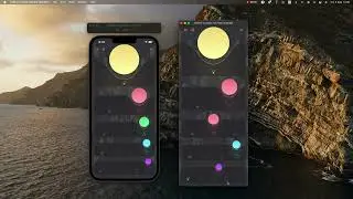 SwiftUI 2.0 Custom tab bar iOS macOS Bezier curves Multi platform widget