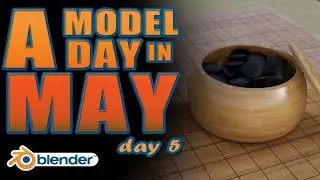 A Model A Day in May: Day 5 - Go Bowls (Rigid Bodies) in Blender