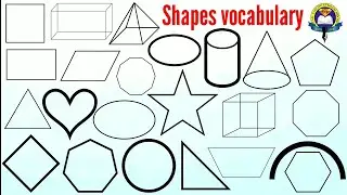 Shape Vocabulary In English | Shapes Name In English |Types Of Shapes| Easy English Learning Process