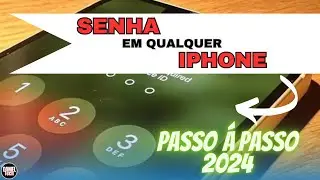 Como colocar senha em qualquer iPhone / senha na tela do iPhone (PASSO Á PASSO)