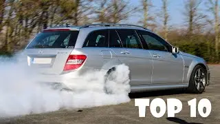 TOP 10 Mercedes C63 AMG BURNOUTS