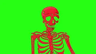 ✔️GREEN SCREEN EFFECTS: skeleton transition